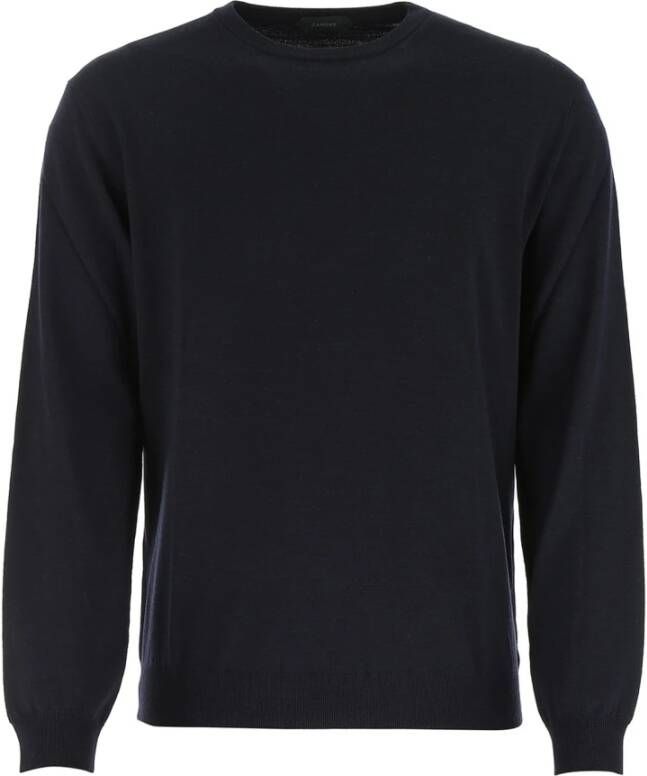 Zanone Gebreide kleding Blauw Heren