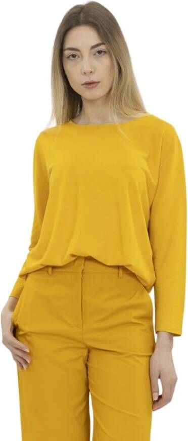 Zanone Sweatshirt Yellow Dames