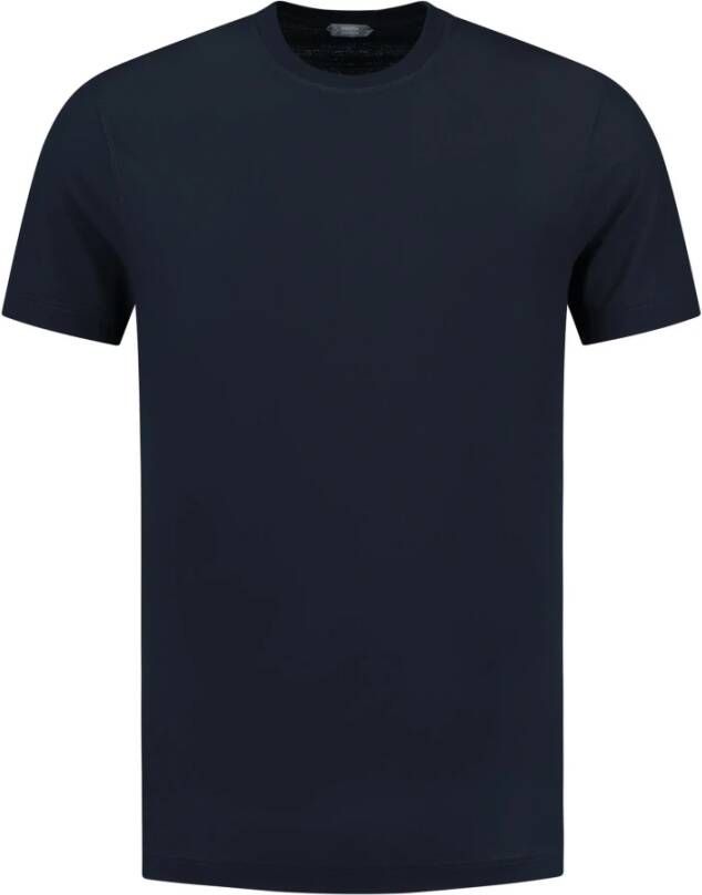 Zanone T-shirt Miinto-D7D312E4C4DB78CA9EA Blauw Heren