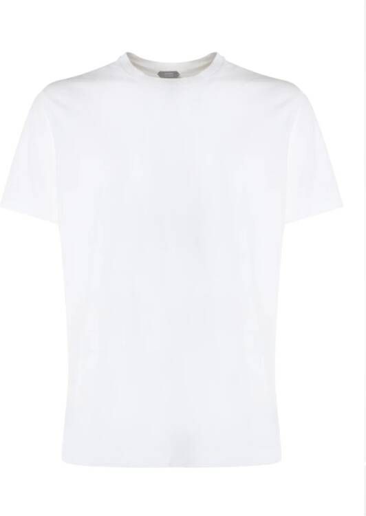 Zanone t-shirt White Heren