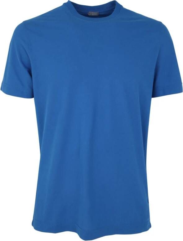 Zanone T-shirts Blauw Heren
