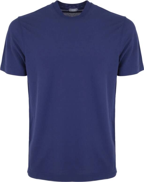 Zanone T-shirts Blauw Heren