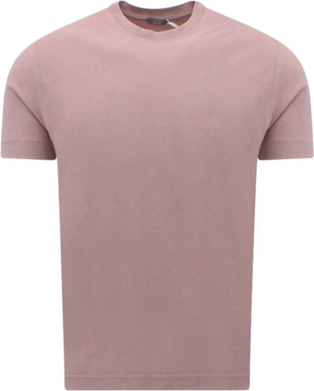 Zanone T-shirts Roze Heren