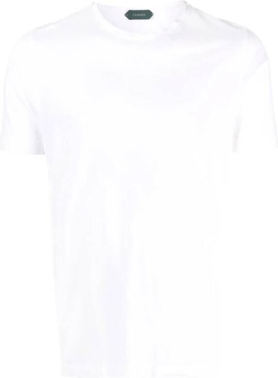 Zanone T-Shirts Wit Heren