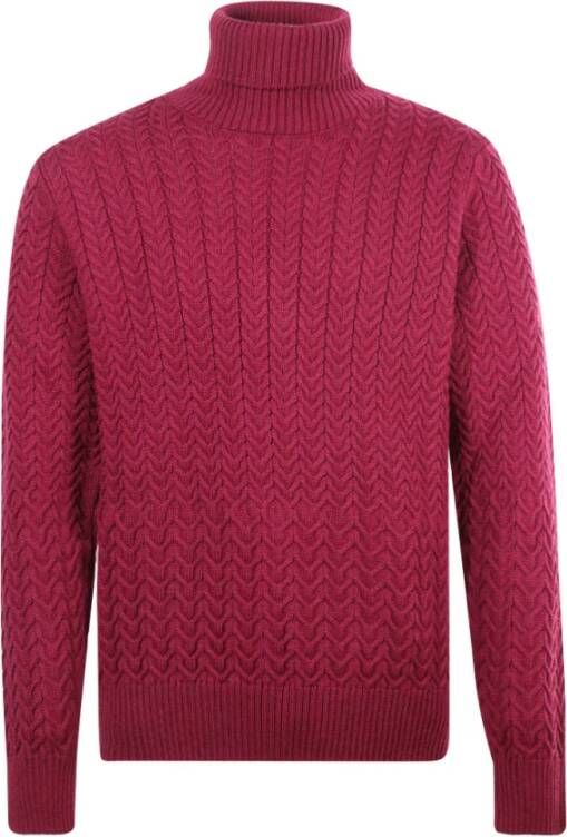 Zanone Turtlenecks Rood Heren