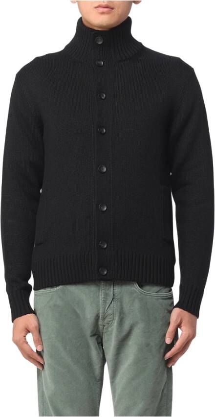 Zanone Turtlenecks Zwart Heren