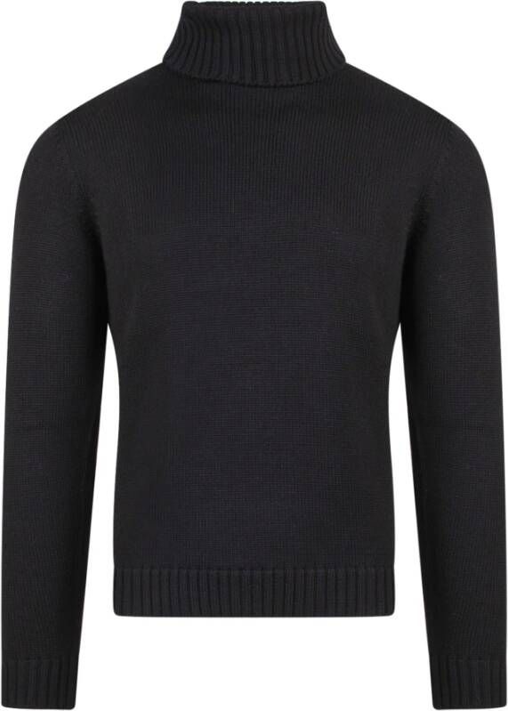 Zanone Turtlenecks Zwart Heren