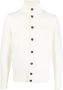Zanone Ivoor Geknoopte Vest Trui Beige Heren - Thumbnail 1