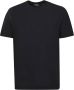 Zanone Zwarte katoenen T-shirt met minimalistische elegantie Zwart Heren - Thumbnail 1
