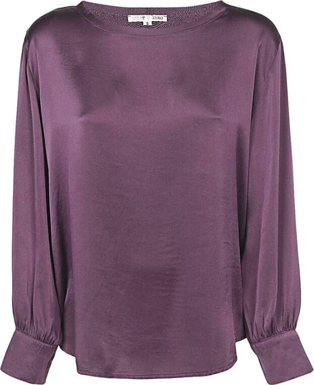 Zero C Blouses Purple Dames