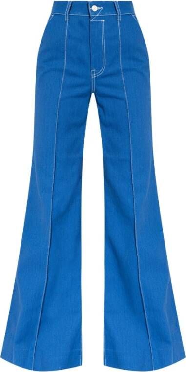 Zimmermann Flared jeans met hoge taille Blauw Dames