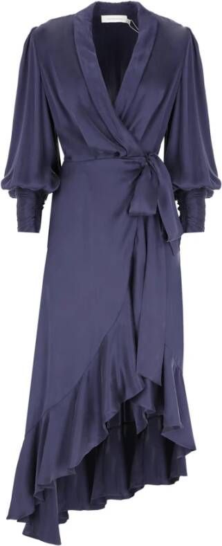 Zimmermann Maxi dag kjole Blauw Dames