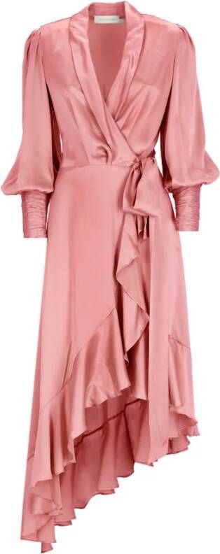 Zimmermann Midi dag kjole Roze Dames