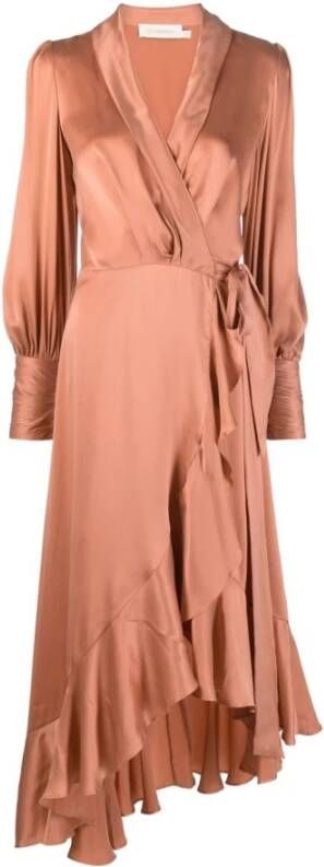 Zimmermann Midi Dresses Roze Dames