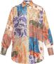 Zimmermann Zijden Overhemd met Grafische Print Multikleur Lange Mouwen Multicolor Dames - Thumbnail 1