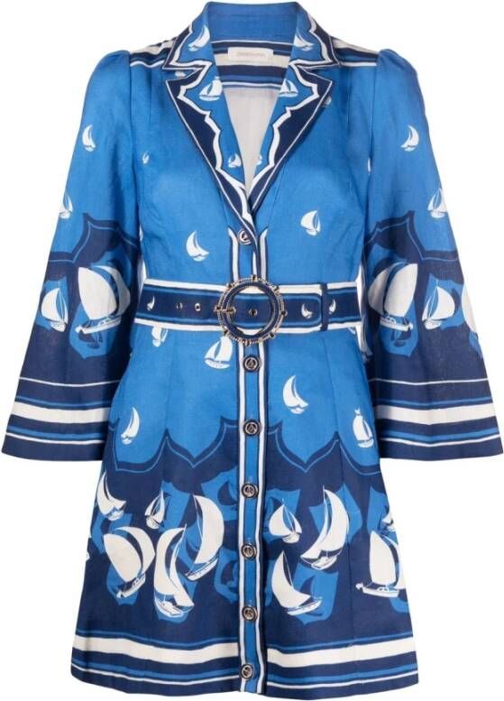 Zimmermann Short Dresses Blauw Dames
