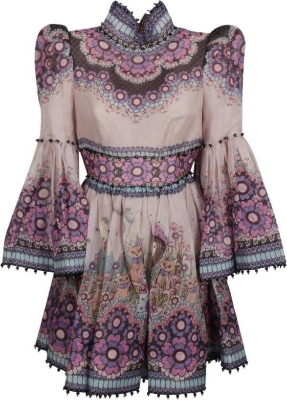 Zimmermann Short Dresses Paars Dames