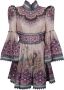 Zimmermann Short Dresses Paars Dames - Thumbnail 1