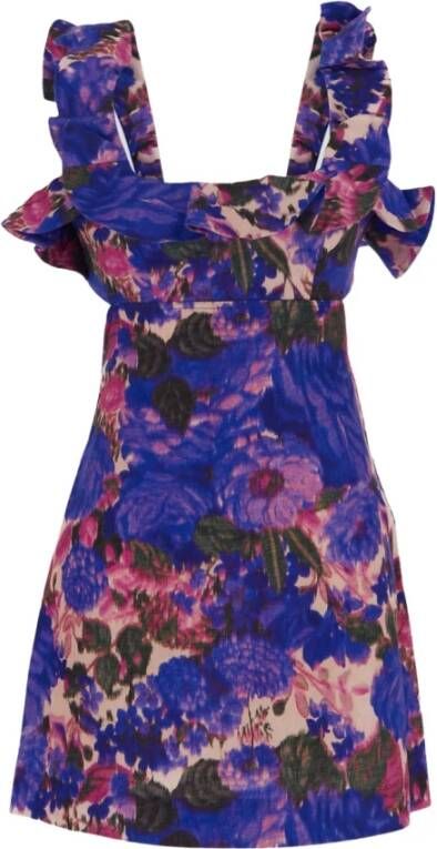 Zimmermann Short Dresses Paars Dames