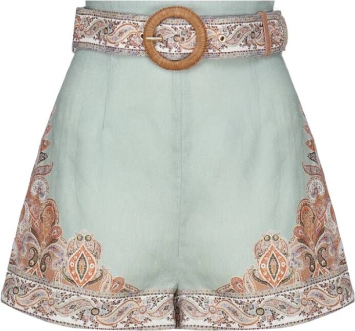 Zimmermann Short Shorts Groen Dames