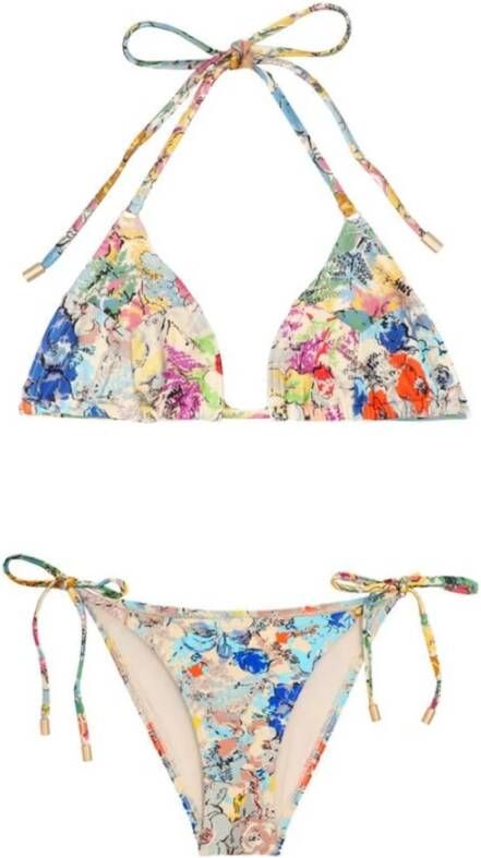 Zimmermann Stijlvolle Crocod Trikin Bikini Multicolor Dames