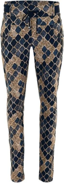 Zizo Sportieve maar geklede Rixos Broek L 32 Fa23.Rix.006 Honeycomb-D3 Meerkleurig Dames
