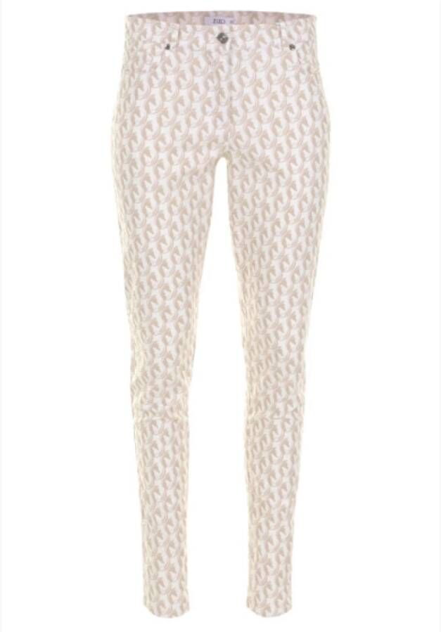 Zizo Slim-fit broek Beige Dames