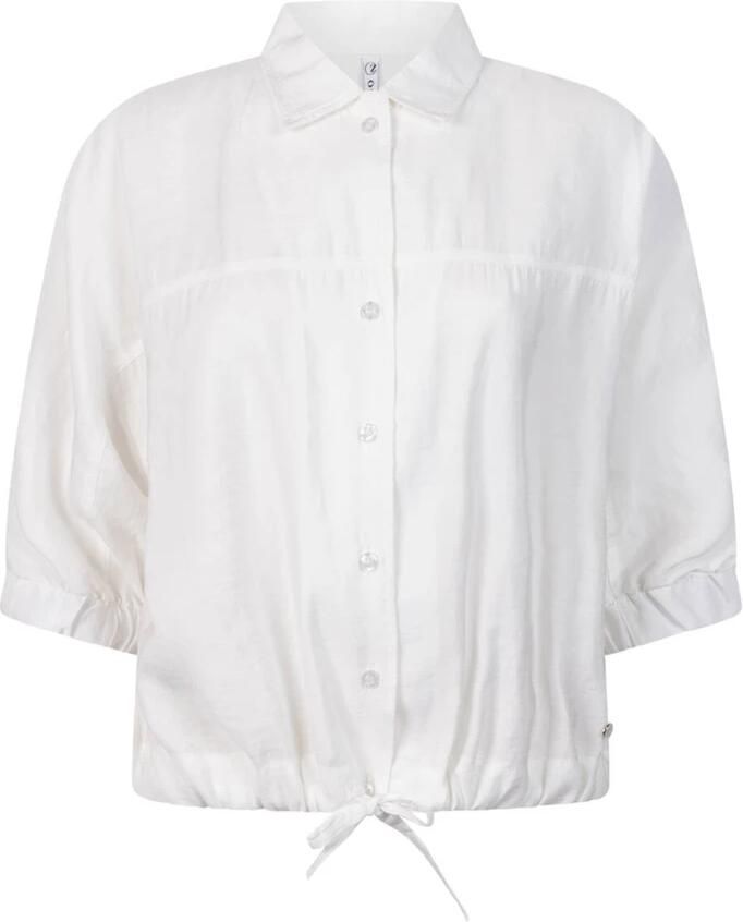 Zoso Korte Mouw Lisa Blouse White Dames