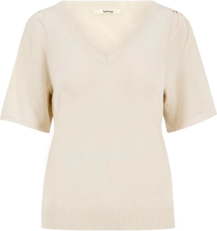 Zusss Top met vlindermouw White Dames
