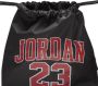 Jordan '23' Gym Sack Gymtas Zwart - Thumbnail 4