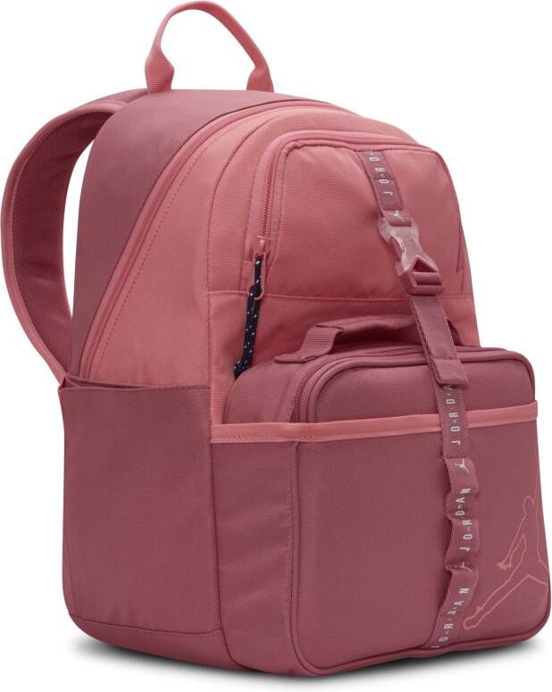 Jordan Air Lunch Backpack Rugzak voor kids (18 liter) en lunchtas (3 liter) Roze
