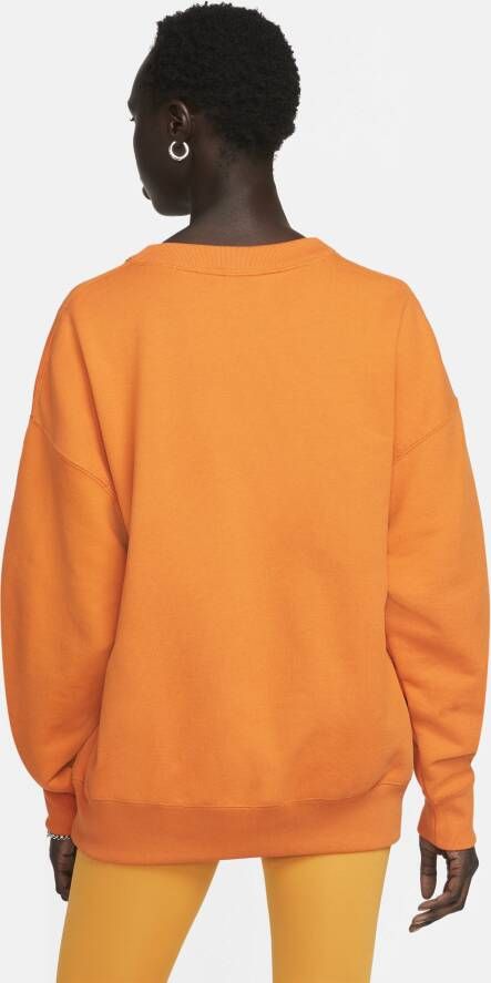 Jordan Air Sweatshirt met ronde hals voor dames Oranje