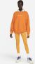 Jordan Air Sweatshirt met ronde hals voor dames Oranje - Thumbnail 4