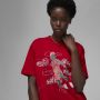 Jordan Artist Series by Parker Duncan T-shirt voor dames Rood - Thumbnail 3