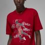 Jordan Artist Series by Parker Duncan T-shirt voor dames Rood - Thumbnail 4