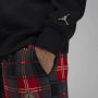 Jordan Essential Holiday Fleecetop met ronde hals voor heren Zwart - Thumbnail 5