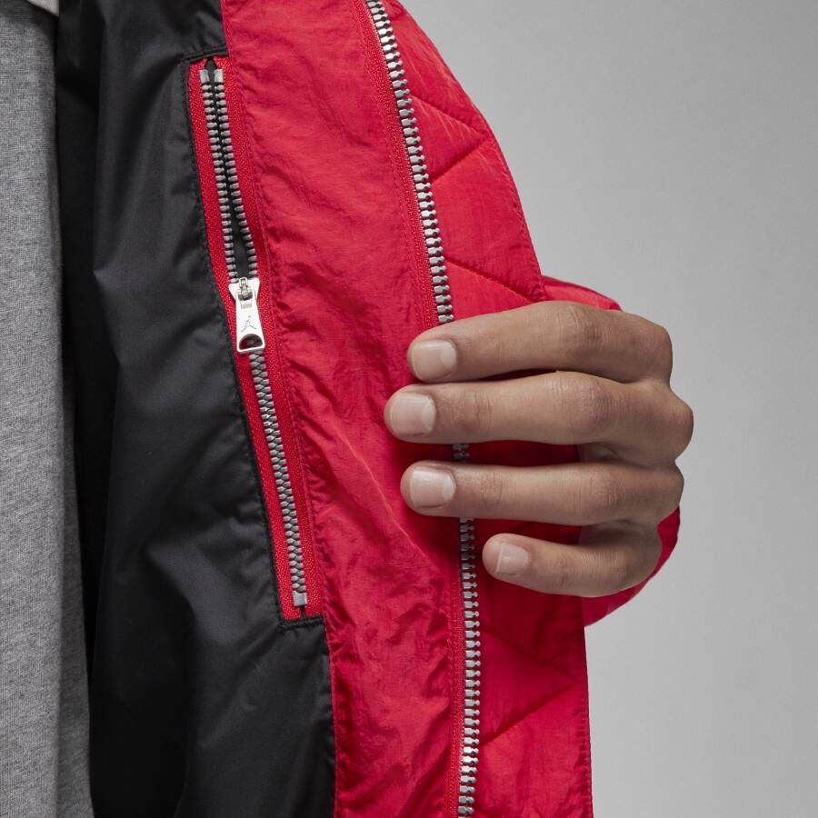 Jordan Essential Statement gewatteerd herenjack Rood