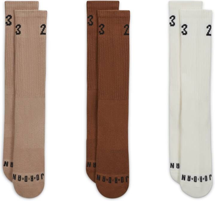 Jordan Essentials Crew sokken (3 paar) Meerkleurig
