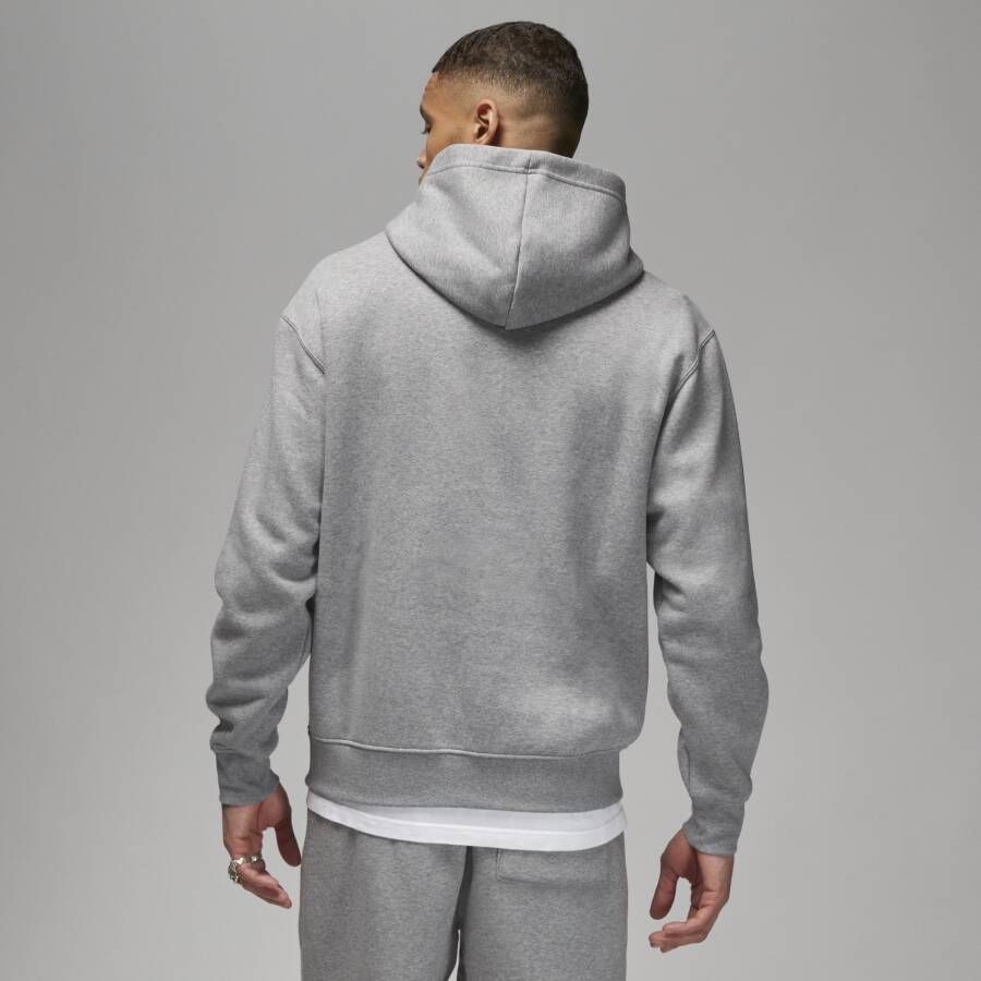 Jordan Brooklyn Fleece hoodie met print voor heren Grijs