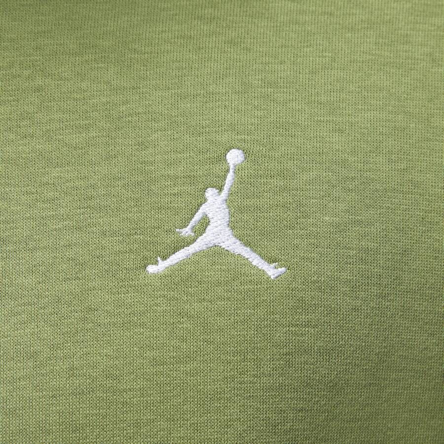 Jordan Brooklyn Fleece hoodie met print voor heren Groen