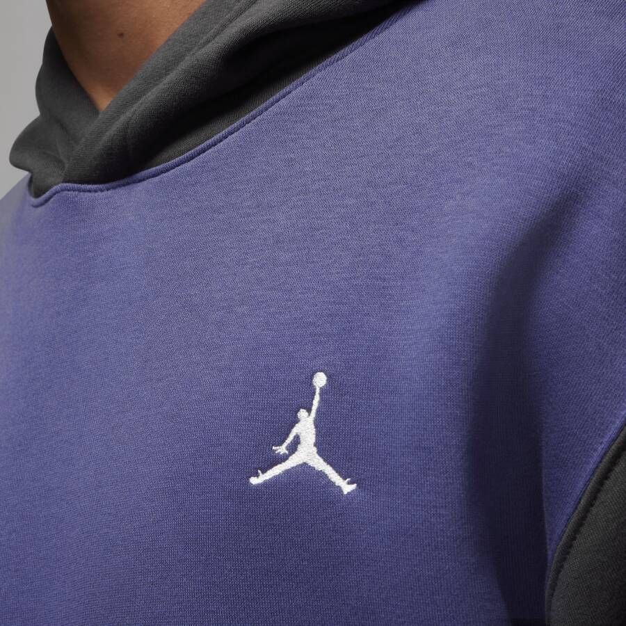 Jordan Brooklyn Fleece hoodie met print voor heren Paars