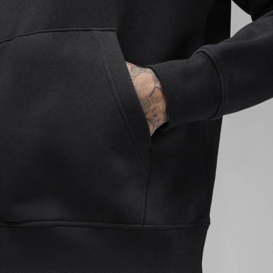 Jordan Brooklyn Fleece hoodie met print voor heren Zwart