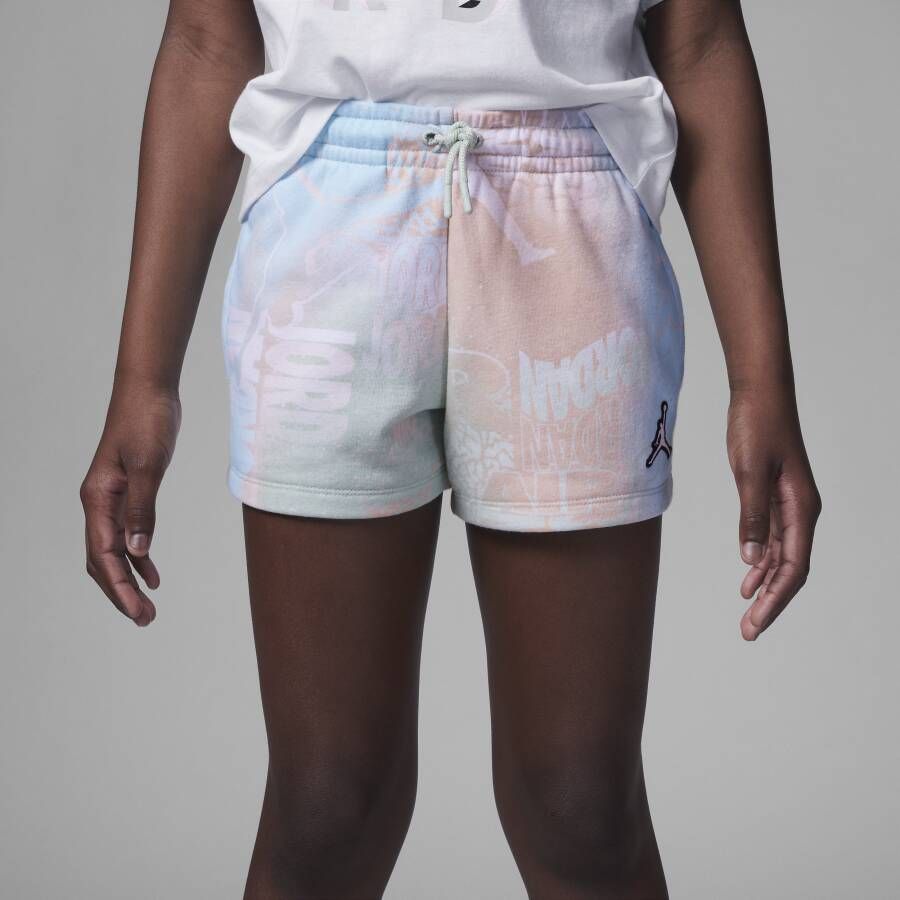 Jordan Essentials New Wave Printed Shorts Meisjesshorts Groen
