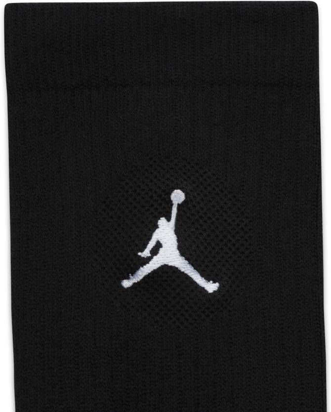 Jordan Everyday crew sokken (3 paar) Zwart