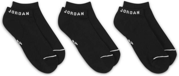 Jordan Everyday No-Show sokken (3 paar) Zwart