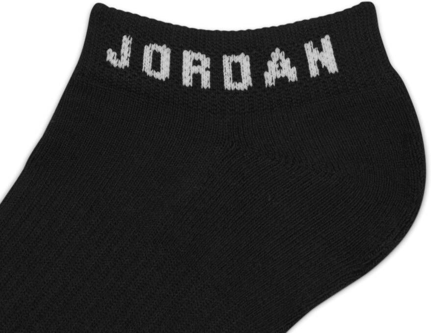 Jordan Everyday No-Show sokken (3 paar) Zwart