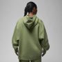 Jordan Flight Fleece hoodie voor dames Groen - Thumbnail 2
