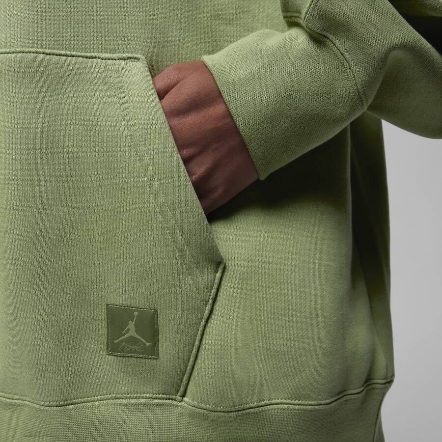 Jordan Flight Fleece hoodie voor dames Groen