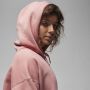 Jordan Flight Fleece hoodie voor dames Roze - Thumbnail 4