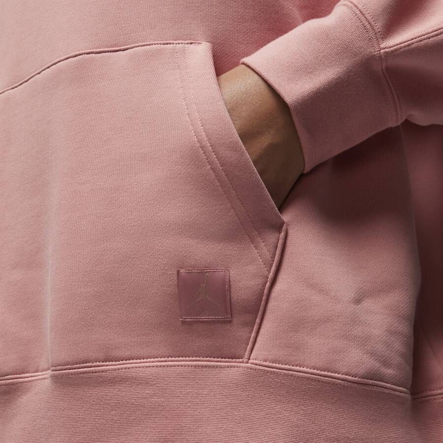 Jordan Flight Fleece hoodie voor dames Roze